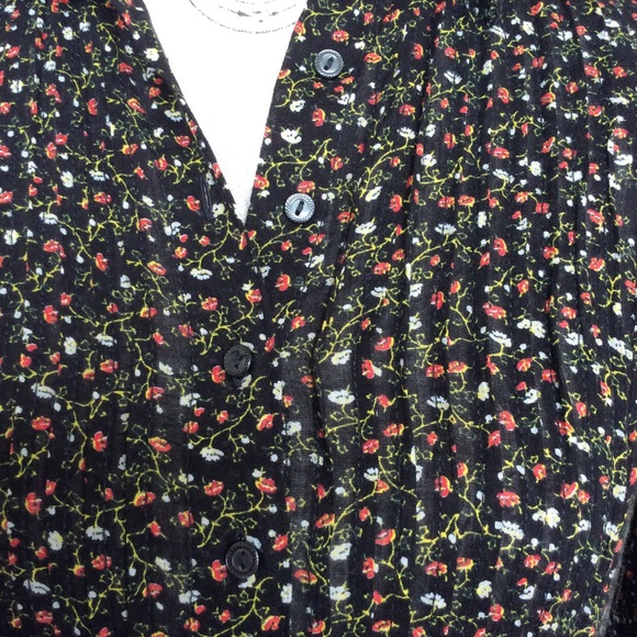 🌻 Ralph Lauren Boohoo Flowered Mini Dress 🌻 - Picture 5 of 7